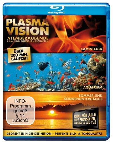 Plasma Vision - Atemberaubende Film- und Soundlandschaften - Sonnenuntergänge/Aquarium/Kaminfeuer