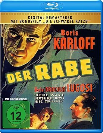 Der Rabe (The Raven) + Die schwarze Katze (The Black Cat) Beide Edgar Allen Poe Kult-Klassiker mit Boris Karloff (bk: Frankenstein) und Bela Lugisi (UNCUT)