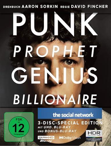 The Social Network (Limited Steelbook, 4K-UHD+2 Blu-rays)