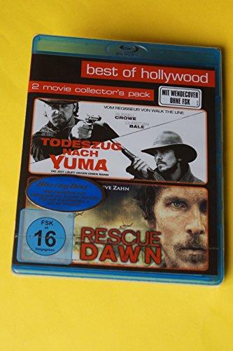 Todeszug nach Yuma / Rescue Dawn, 2 Blu-rays: Mit Wendecover ohne FSK