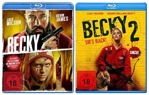 Becky 1 & 2 / She's Back! Teil 1+2 Uncut im Set (2 Blu-ray)