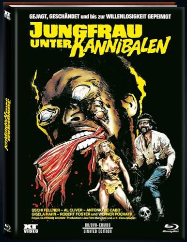Jess Franco - Jungfrau unter Kannibalen - Mediabook Uncut ( Il Cacciatore di uomini / El Canibal / Devil Hunter / Mandingo Man Devil Hunter ) Blu-Ray + DVD 666er Edition Cover B