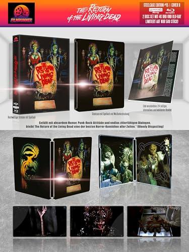 THE RETURN OF THE LIVING DEAD ( Verdammt ,die Zombies kommen ) 2-Disc Premium Steelcase Edition #15 Cover B 500 , 4K+BD