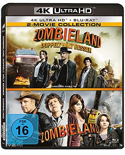 Zombieland 1 & 2 - 4-Disc-Set (2 UHD, 2 BD, Limited Edition) exklusiv bei Amazon.de