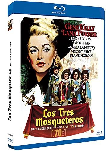 Die Drei Musketiere (1948) Blu-Ray Spanisch Import mit Deutschem Ton, Gene Kelly, Lana Turner, June Allyson, Frank Morgan, Van Heflin