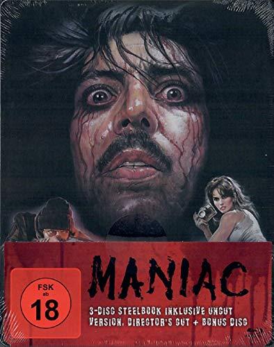 Maniac Steelbook 3-Disc inklusive Uncut Version, Director's Cut + Bonus Disc