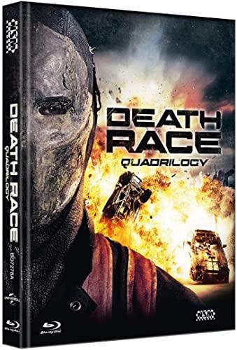 4-Disc Mediabook - DEATH RACE Teil 1 2 3 4 Uncut ( Cover A ) - limitiert auf 250 Stück