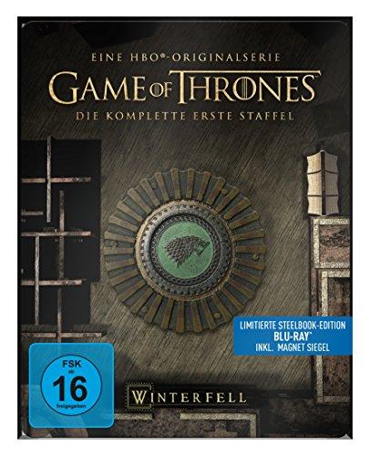 Game of Thrones - Die komplette 1. Staffel (Steelbook) – mit Magnet “Siegel Haus Stark”
