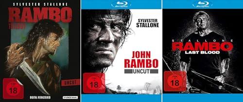 Rambo 1-5 / Teil 1+2+3+4+5 First Blood bis Last Blood [Blu-ray Set]