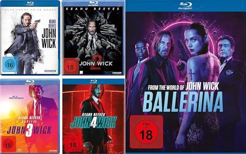 John Wick 1 + Kapitel 2 + Kapitel 3 + Kapitel 4 + Ballerina