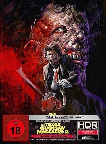The Texas Chainsaw Massacre 2 - Das texanische Kettensägenmassaker - Teil 2 - 3 Disc Mediabook - 4K UHD Blu-Ray - Limited Edition