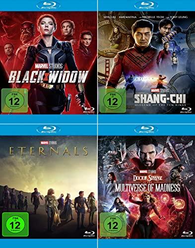 Marvel 4er Bundle - Black Widow + Shang-Chi + Eternals + Doctor Strange 2 - Multiverse of Madness