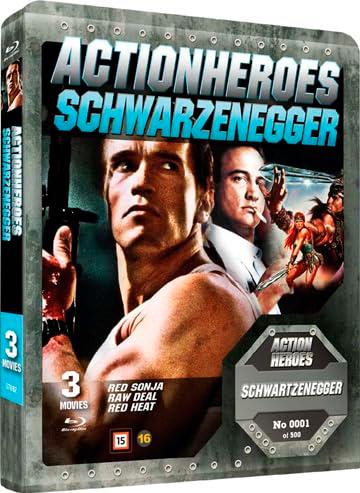 Arnold Schwarzenegger: Red Sonja / Raw Deal / Red Heat ( Red Sonja / Raw Deal / Red Heat ) (Steelbook Edition) [ Dänische Import ]