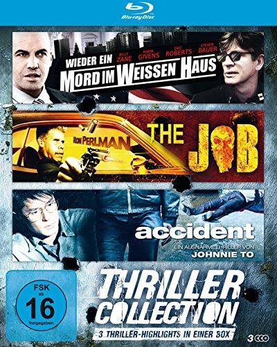 Thriller-Box - 3 Filme in einer Box,3 Blu-rays: Wieder ein Mord im weissen Haus / The Job / Accident