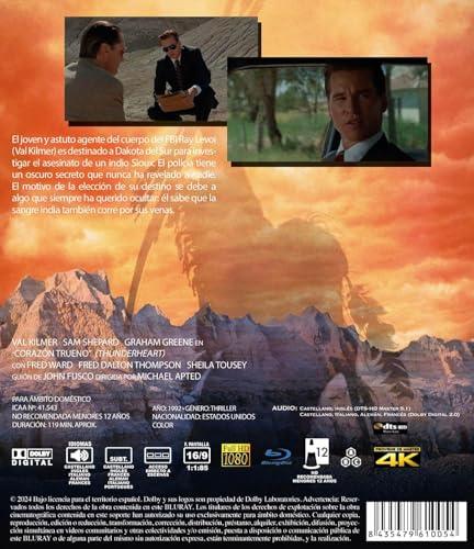 Halbblut - Thunderheart (1992) Blu Ray 4K Restauriert mit deutschem Ton