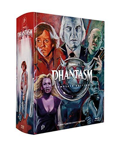 PHANTASM 1-5 - 16-Disc Mediabook (Megabook) - Limited 500 Complete Edition - inkl. Das Böse 2 UNRATED und Soundtrack [5 Blu-ray + 10 DVD + 1 CD] – Uncut