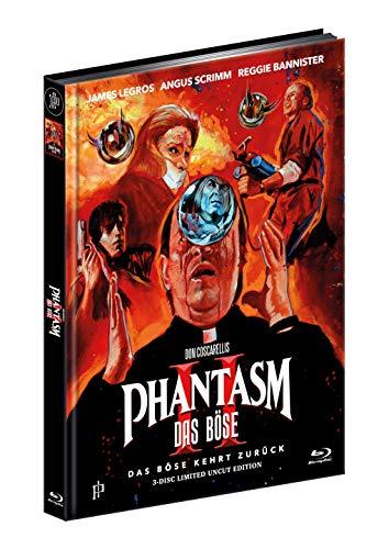 PHANTASM II - Das Böse kehrt zurück - ERSTMALS UNRATED - 3-Disc Ultimate Mediabook Cover A - Limited Edition [1 Blu-ray + 2 DVD]