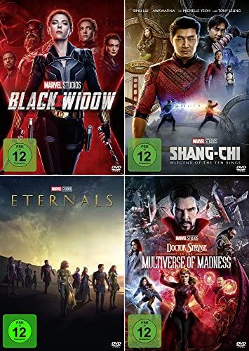 Marvel 4er Bundle - Black Widow + Shang-Chi + Eternals + Doctor Strange 2 - Multiverse of Madness