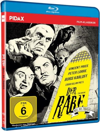 Der Rabe - Duell der Zauberer (The Raven) Kult Horror Komödie nach Edgar Allan Poe - Starbesetzt mit Vincent Price, Peter Lorre und Boris Karloff (Pidax Film-Klassiker)