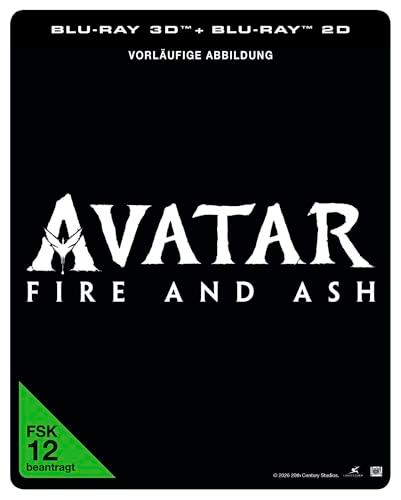 Avatar: Fire and Ash - Limitiertes Steelbook [3D Blu-ray + 2D Blu-ray + Bonus-Blu-ray]