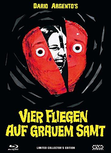Vier Fliegen auf grauem Samt [Blu-Ray+2DVD] auf 444 limitiertes Mediabook